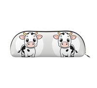 MyPiky Cartoon Milk Cow Print Receive Bag Makeup Bag Cosmetic Bags Travel Storage Bag Toiletry Receive Bags Pencil Case Pencil Bag, Cartoon Milk Cow, One Size
