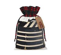 MyPiky Classic Movie Clapboard Black Print Christmas Drawstring Gift Bags,Drawstring Bag,Xmas Christmas Bags Party Storage Bags Reusable