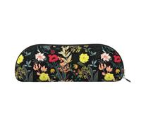 MyPiky Colorful Boho Floral Print Receive Bag Makeup Bag Cosmetic Bags Travel Storage Bag Toiletry Receive Bags Pencil Case Pencil Bag, Colorful Boho Floral, One Size