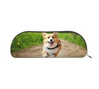 MyPiky Cute Corgi Print Receive Bag Makeup Bag Cosmetic Bags Travel Storage Bag Toiletry Receive Bags Pencil Case Pencil Bag, Cute Corgi, One Size