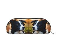 MyPiky Cute Dog Print Receive Bag Makeup Bag Cosmetic Bags Travel Storage Bag Toiletry Receive Bags Pencil Case Pencil Bag, Cute Dog, One Size