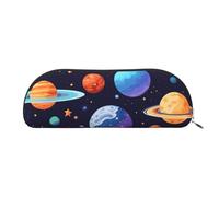 MyPiky Planet Pattern Print Cosmetic Bags For Women,Receive Bag Makeup Bag Travel Storage Bag Toiletry Bags Pencil Case, Planet Pattern, One Size