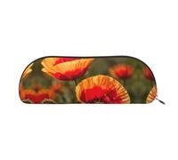 MyPiky Poppy Flowers Print Receive Bag Makeup Bag Cosmetic Bags Travel Storage Bag Toiletry Receive Bags Pencil Case Pencil Bag, Poppy Flowers, One Size