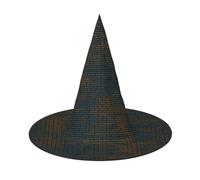 MyPiky Programming Code 1 Print Carnival Halloween Witch Hat Costume Lightweight Cap For Parties Cosplay, Black, 1