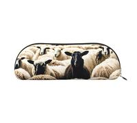 MyPiky Sheep And Lambs Print Receive Bag Makeup Bag Cosmetic Bags Travel Storage Bag Toiletry Receive Bags Pencil Case Pencil Bag, Sheep And Lambs, One Size