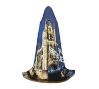 MyPiky Tower Bridge In London Print Unisex Hooded Comfortable Cloak Gothic Halloween Cosplay Carnival Vampire Themes