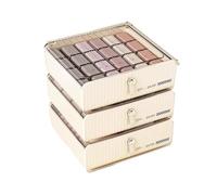 MypikY Underwear And Bra Storage Box, Drawer Style Household Wardrobe, Divided into Compartments, Underwear And Socks, Three in One Sorting Box