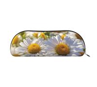 MyPiky Wild White Daisy Flower Print Receive Bag Makeup Bag Cosmetic Bags Travel Storage Bag Toiletry Receive Bags Pencil Case Pencil Bag, Wild White Daisy Flower, One Size