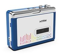 MYPIN Cassette Player, Portable Bluetooth Cassette Player, Tape Player Output to Headphone/Speaker,Walkman 2 AA Battery or USB Power Supply, 3.5mm Headphone Jack