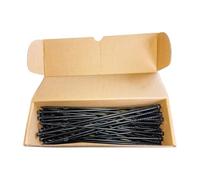 MyPond Sleeper Wood Timber Screws 250mm x 6.3mm with Type 17 Cutting Tip and Knurl - Long Screw Pack, Hex Head Wood Screws for Railway Sleepers, Heavy Duty Timber Fixings - Screw Box, 50pcs
