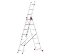 MYPRO Aluminium Triple Extension/Combination Ladder | Trad e& DIY | EN131 Professional Ladders, 3.95 m,heavy duty ladder (EXT3X7-H)