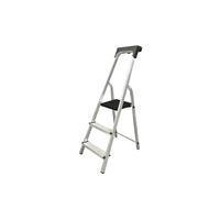 MYPRO ® PREMIUM LINE Aluminium Step Ladder, Lightweight,Portable, Heavy Duty Platform Steps, 3 4 5 6 7 8 Step, EN131 Certified, 150KG Capacity, Ideal for Trade & DIY (3-Step & Tool Tray)