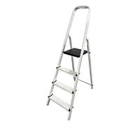 MYPRO ® PREMIUM LINE Folding Step Ladder, 3-8 Steps Ladder, Multi-Purpose Stepladder, Indoor/Outdoor step, Lightweight, Portable, Platform Ladders For Kitchen Home Garden (4-Step)