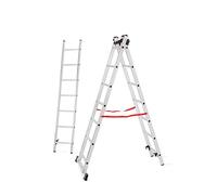 MYPRO Triple Extension Ladder | Aluminium Combination Multipurpose Ladder | 3X7 Tread | EN131 Certified | 150KG Capacity | Ideal for DIY | Extended to 5.73m