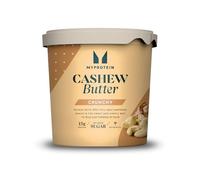 Myprotein All-Natural Cashew Butter Crunchy | 100% Roasted Cashew Nuts | High Protein Nut Spread | No Added Salt, Sugar or Palm Oil | Source of Magnesium, Iron & Zinc | 1kg Tub | Vegan Friendly