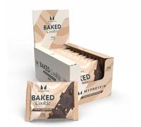 Myprotein Baked Protein Cookie | Chocolate | Vegan Protein Snack with 13g Protein | Baked with Coconut Oil & Dark Chocolate Chunks | Men’s Health Award-Winning | 12 x 75g
