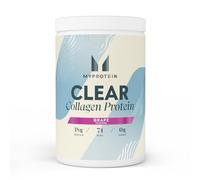 Myprotein Clear Collagen Protein Powder | Grape - 30 Servings | 18 g Hydrolysed Collagen Peptides | Juice-Style Clear Protein Drink | Zero Fat & Sugar | Supports Muscle Growth & Skin Health