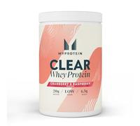 Myprotein Clear Whey Isolate Protein Powder | Cranberry & Raspberry -20 Servings | 20g Protein per Serving| Fruity Protein Juice Drink with Low Sugar | Refreshing Low-Calorie Protein Water Alternative