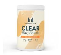 Myprotein Clear Whey Isolate Protein Powder | Orange & Mango -20 Servings | 20g Protein per Serving| Fruity Protein Juice Drink with Low Sugar | Refreshing Low-Calorie Protein Water Alternative