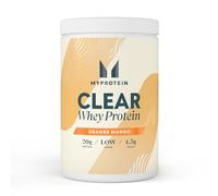 Myprotein Clear Whey Isolate Protein Powder - Orange Mango - 871g - 20 Servings - Cool and Refreshing Whey Protein Shake Alternative - 20g Protein and 4g BCAA per Serving