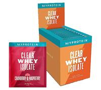 Myprotein Clear Whey Isolate Protein Powder, Sample Pack, 20 x 25 g, 20 Servings, Cool and Refreshing Whey Protein Shake Alternative, 20 g Protein and 4 g BCAA per Serving