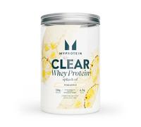 Myprotein Clear Whey Splash Protein Powder - Pineapple | 20g Protein Per Serving | Hydrolysed Whey Isolate | Low Calorie, Zero Sugar Clear Protein Drink | Refreshing Protein Juice - 15 Servings, 435g