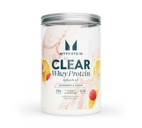 Myprotein Clear Whey Splash Protein Powder - Raspberry & Lemon | 20g Protein Per Serving | Low Calorie, Zero Sugar Clear Protein Drink | Refreshing Protein Juice - 15 Servings, 390g