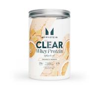 Myprotein Clear Whey Splash Protein Powder - Orange & Mango | 20g Protein Per Serving | Low Calorie, Zero Sugar Clear Protein Drink | Refreshing Protein Juice - 15 Servings, 435g