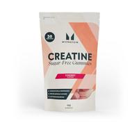 Myprotein Creatine Gummies Sugar Free Cherry- 3g per Serving - Support Muscle Growth, Strength & Performance - 1 Month Supply - 90 Chewable Creatine Powder Alternative