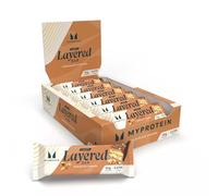 Myprotein Crispy Layered Protein Bars 12 x 58g Chocolate Caramel