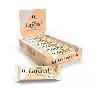 Myprotein Crispy Layered Protein Bars 12 x 58g White Chocolate Peanut