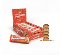Myprotein Delicious Protein Bar | Caramel Nut | Soft Whipped Centre, Gooey Caramel & Chocolate-Style Coating | 16g Protein | Under 262 kcal | High-Protein Snack | 12 x 65g Bars