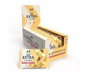 Myprotein Extra Lean Protein Cookie | Cranberry & White Chocolate | 25g Protein | 80% Less Sugar, 70% Less Fat | High-Protein Baked Snack | 12 x 50g