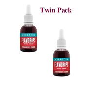 MYPROTEIN Flavdrops Strawberry x 2 - 50ml Zero Calorie Zero Sugar Flavour Drop