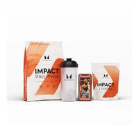 Myprotein Get Stronger Bundle - Strawberry Cream Impact Whey Protein (1kg) + Unflavoured Creatine Monohydrate (100g) + Shaker | 33 Servings | Muscle Growth & Performance Support