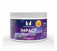 Myprotein Impact Hydrate Electrolyte Powder | Chupa Chups - Grape - Zero Sugar Hydration Drink Mix with Sodium Potassium Magnesium | Supports Muscle Function & Electrolyte Balance | 40 Servings