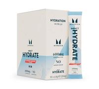 Myprotein Impact Hydrate Electrolyte Sachets - Raspberry Lemonade | 30 x 5.6g Single-Serve Sticks | 600mg Electrolytes per Serving | Sugar-Free Hydration Powder for Performance & Recovery