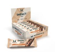 Myprotein Impact Protein Bar - Fudge Brownie | 12 x 64g High-Protein Bars | Triple-Layer Snack with 20g Protein | Low Sugar, High