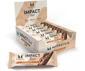 MyProtein Impact Protein Nutrition Bar Fudge Brownie - 12 x 64g