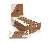 MyProtein Layered Protein Bar - Cookie Crumbles Flavour, High Protein, Low Sugar Snack - 12 x 60g