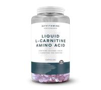 Myprotein Liquid L-Carnitine Capsules - 1 g L-Carnitine per Serving - Vegan & Vegetarian Amino Acid Supplement - Liquid Delivery System - 90 Capsules