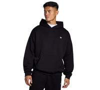 Myprotein Men’s Rest Day Oversized Hoodie - Black | Soft-Touch Cotton-Rich Hoodie | Oversized Fit Everyday Loungewear Sweatshirt - S
