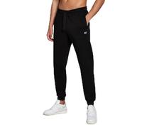 Myprotein MP Men’s Rest Day Joggers - Black | Cotton-Rich Soft Touch Joggers | Regular Fit with Drawstring Waist | Everyday Comfort & Loungewear Bottoms - XXL