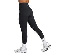 Myprotein MP Women’s Tempo High Waisted Leggings - Black | Soft Touch 4-Way Stretch Workout Leggings | Sweat-Wicking, Quick-Dry Training Bottoms - S