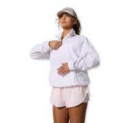Myprotein MP Women’s Velocity Windbreaker - White | Lightweight 1/4 Zip Running Jacket with Sweat-Wicking & Reflective Details | Quick-Dry Training Windbreaker - L