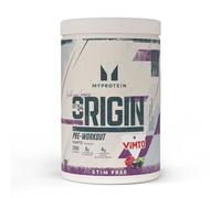 Myprotein Origin Vimto Pre-Workout Powder - Zero Caffeine Formula for Pump & Focus | 630g (30 Servings) | 8g Citrulline Malate, 3.5g Beta-Alanine, 4g L-Arginine AKG | Vegan Friendly