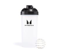 Myprotein Protein Shaker Bottle - 600ml Blender Cup - Wire Mix Ball - Clear BPA Free, Dishwasher Safe