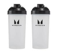Myprotein Shaker Bottles Pack of 2-600ml, BPA-Free Protein Shakers, Ideal for Mixing Protein Shakes, Smoothies, and Supplements, Leak-Proof Design