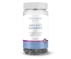 Myprotein Shilajit Gummies - Shilajit & Ashwagandha Blend with Zinc, B6 & B12 - Blackcurrant Flavour - Daily Support for Immunity, Hormones & Energy - Vegan Gummies (60)