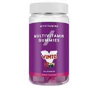 MyProtein Vimto Flavored Multivitamin Gummies - 60 Count, Daily Supplement, Essential Nutrients, Immune Support, and Energy Boost, Vitamin C, D, B6 and Natural Juice Concentration